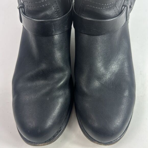 Rag & Bone Harper Moto Black Leather Women's Ankle Boots - Picture 10 of 16